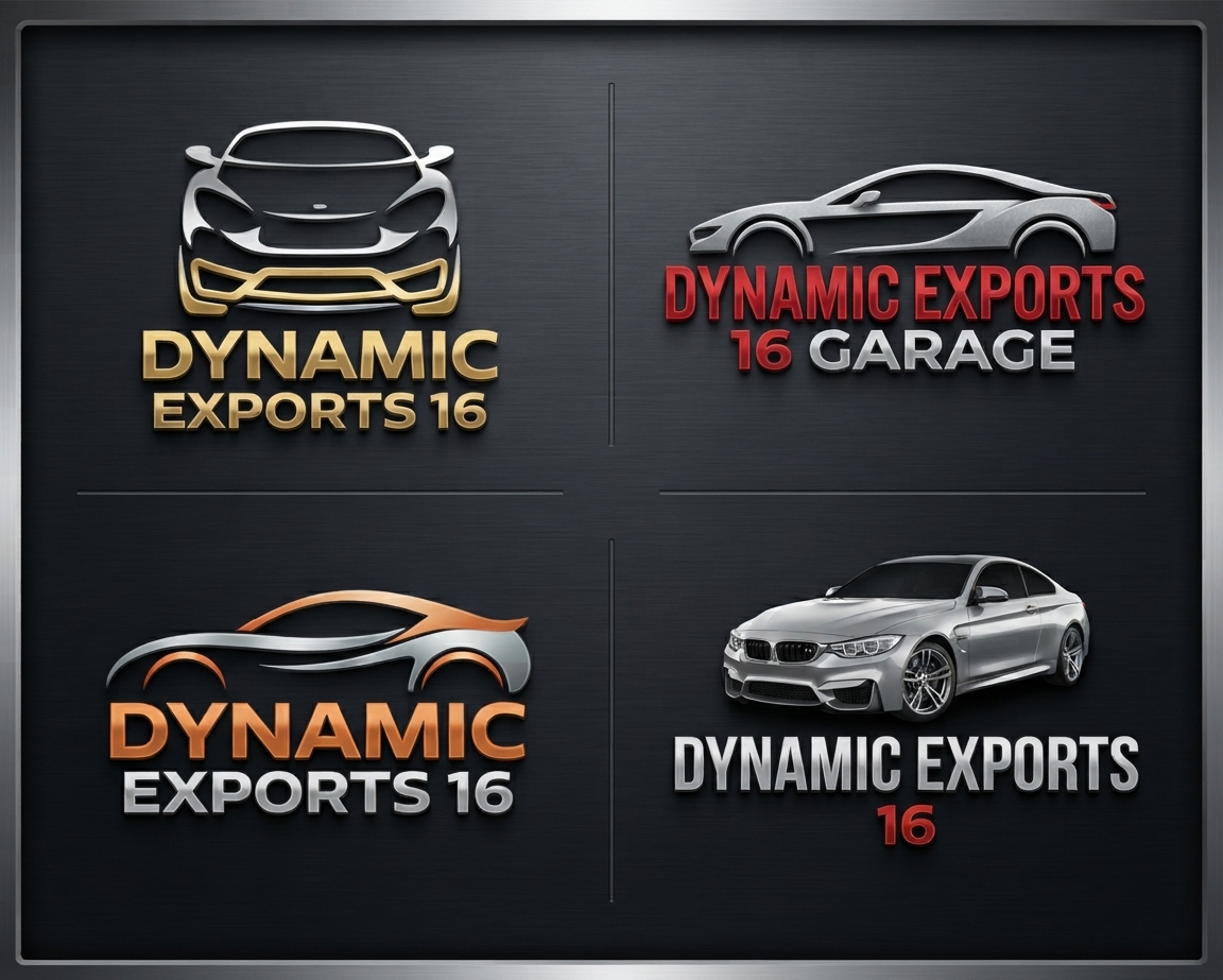 Car Showroom and Repair Logo